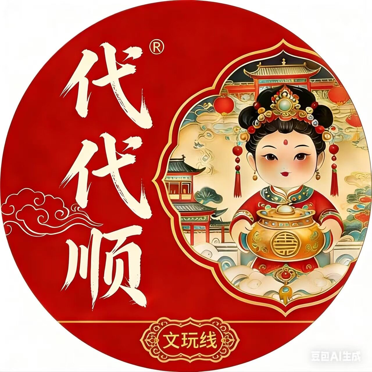 代代顺旗舰店的LOGO