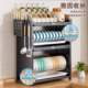 Kitchen bowl dustproof CQB cupboard storage rack water countertop household use with doors, chopsticks, dishes, dishes, dishes, rack storage