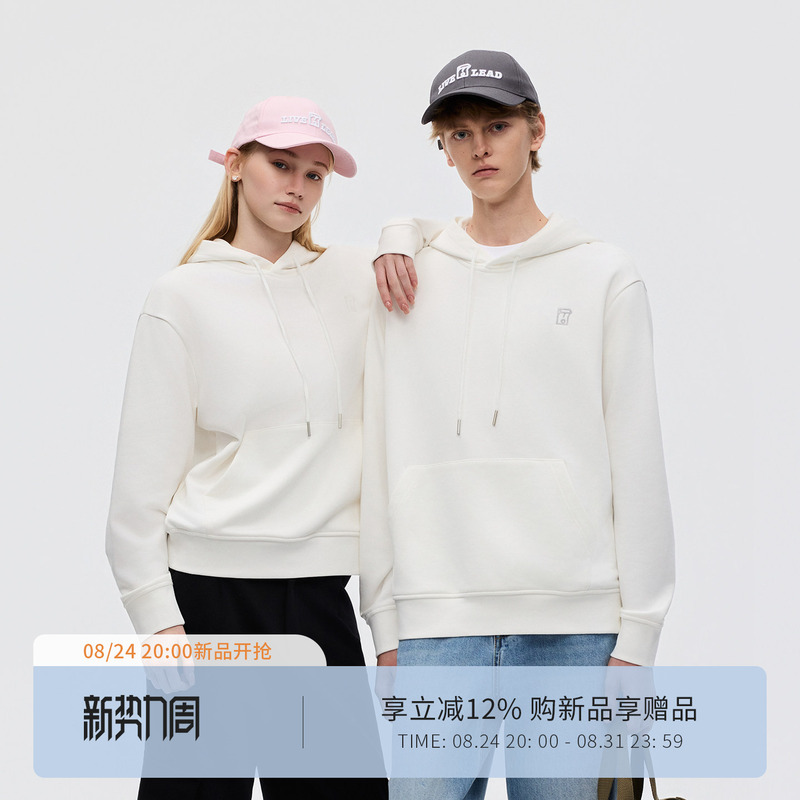 Livetolead Uv Gradient Embroidered Relaxed Pullover Hoodie, Unisex, Loose Fit, Autumn Livetolead Uv Gradient Embroidered Relaxed Pullover Hoodie, Unisex, Loose Fit, Autumn