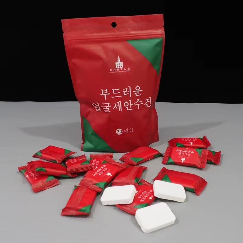 Disposable Compressed Towel, Facial Cleansing Towel, Face Wash Towel, Enlarged and Thickened, Magic Tool for Home Use and Travel, Portable