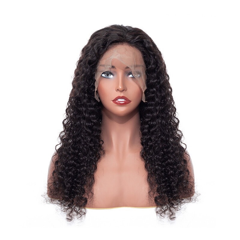 New Model of Export Wigs Made of Real Human Hair, Human Hair Curly Bangs Wig, Real Human Hair Strands