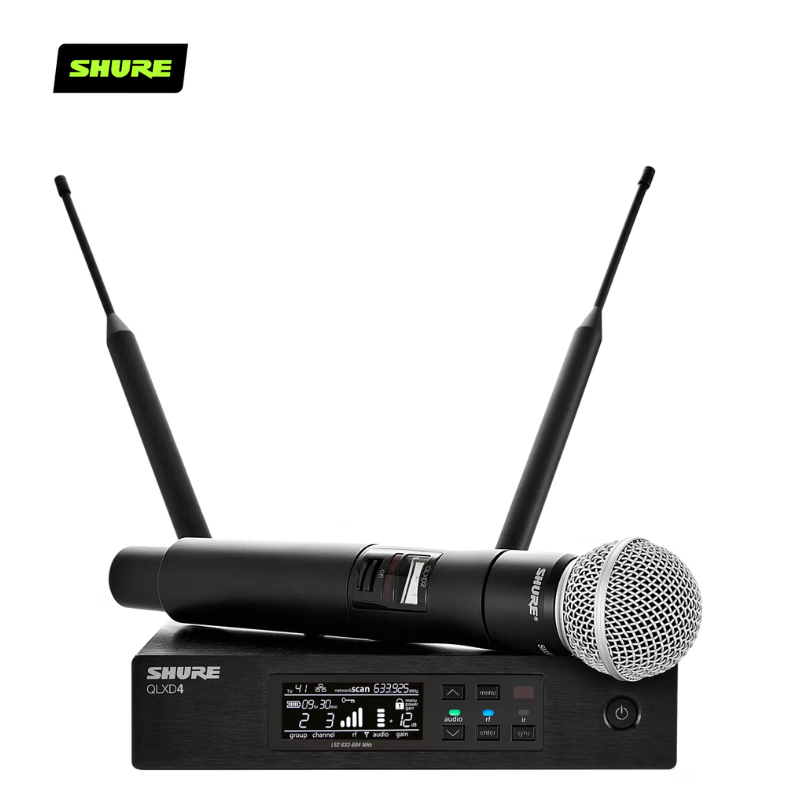 SHURE/Shure QLXD24/SM58 BETA58A беспроводной цифровой концертный микрофон для выступлений и конференций