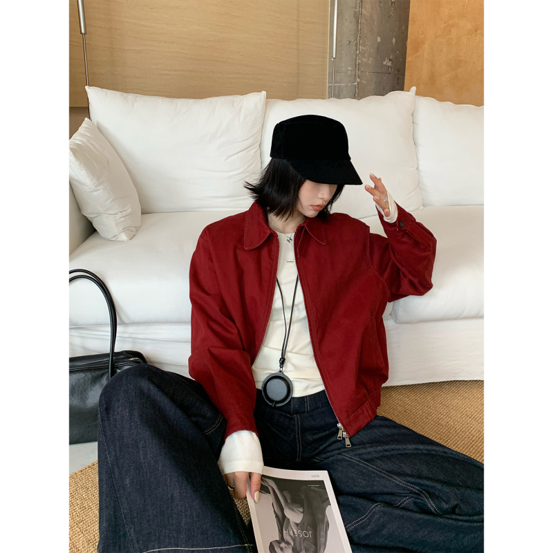 Prase Lu Lulu【Breathe and Walk】Loose Plaid Patchwork Jacket That Makes You Look Slimmer, Versatile Casual Top Prase Lu Lulu【Breathe and Walk】Loose Plaid Patchwork Jacket That Makes You Look Slimmer, Versatile Casual Top