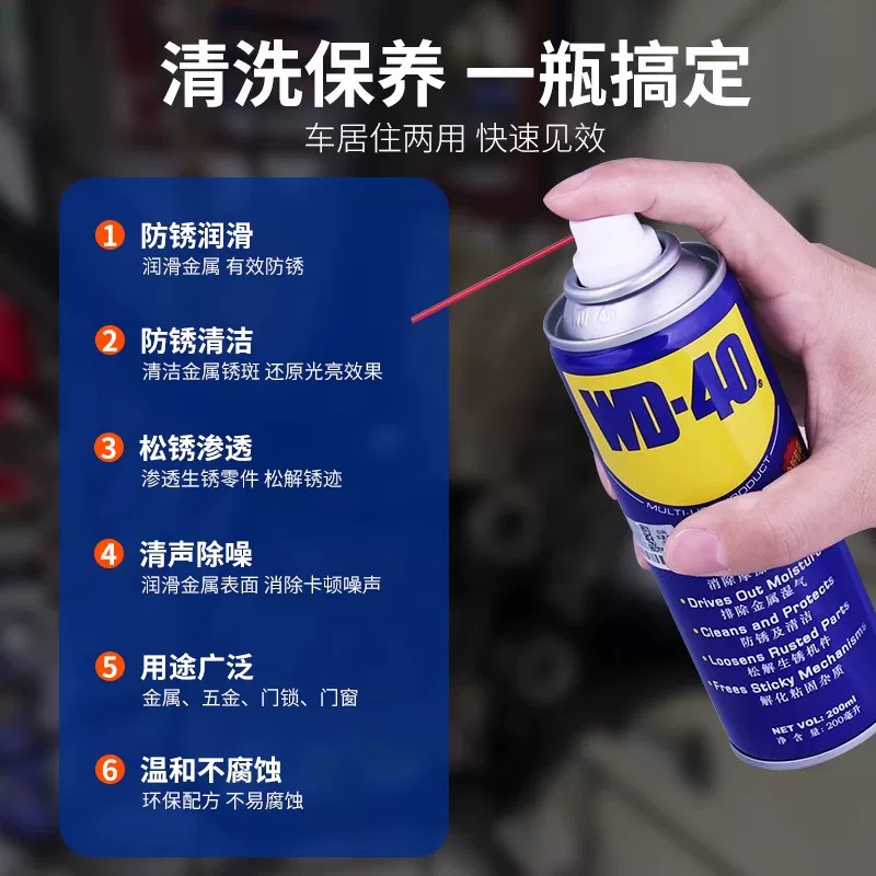 Универсальная сильная смазка WD-40, смазочные материалы