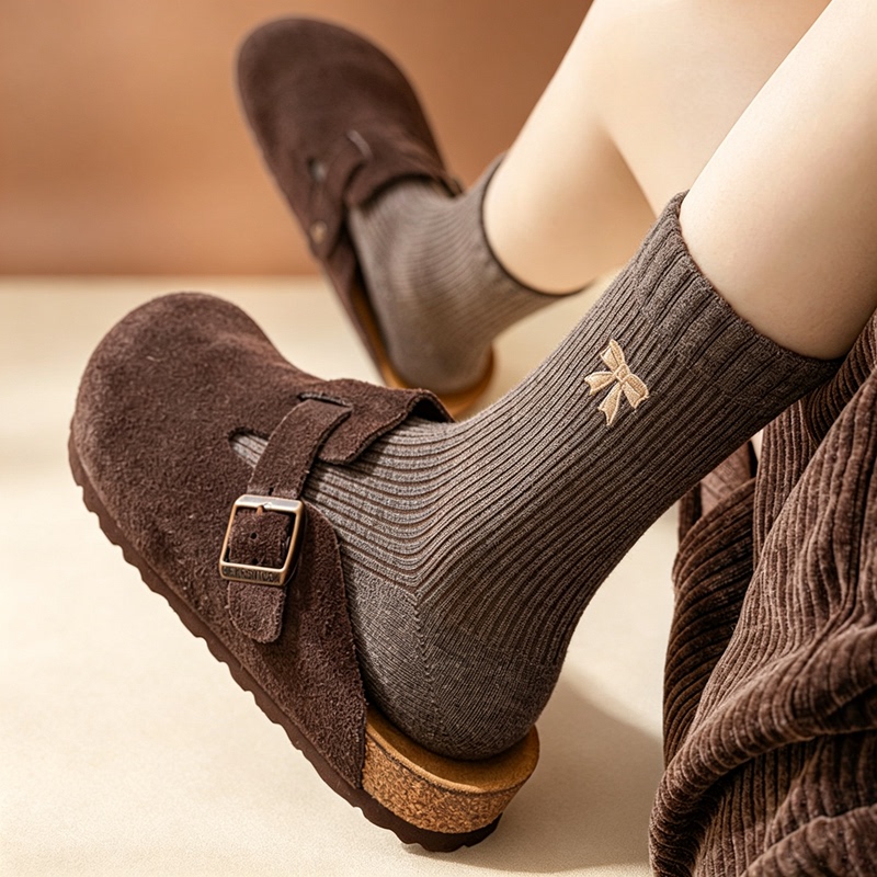 Meilade Women's Socks 2026 Autumn New Trendy Versatile Cute Mid-Calf Socks Breathable Sweat-Absorbent Odor-Resistant Long Socks Meilade Women's Socks 2026 Autumn New Trendy Versatile Cute Mid-Calf Socks Breathable Sweat-Absorbent Odor-Resistant Long Socks