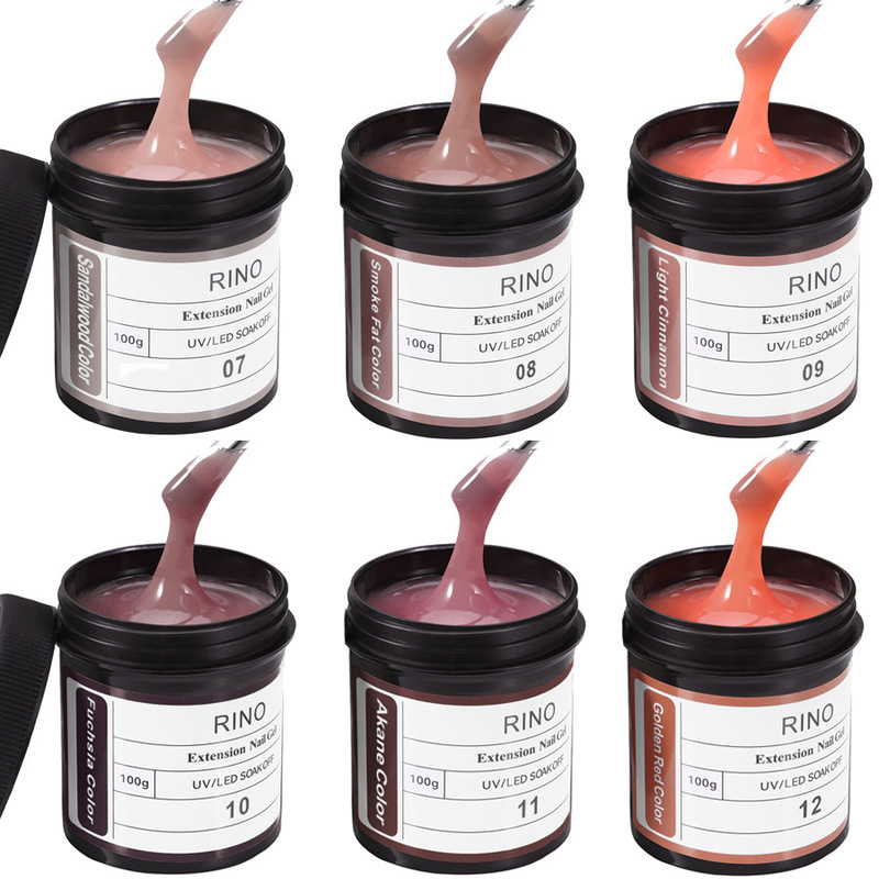 Cross-Border Hot-Selling Nail Extension Gel, Large Capacity, Manicure with Color, Nude Color, Shaping, Extension, Reinforcement 4-in-1 Cross-Border Hot-Selling Nail Extension Gel, Large Capacity, Manicure with Color, Nude Color, Shaping, Extension, Reinforcement 4-in-1