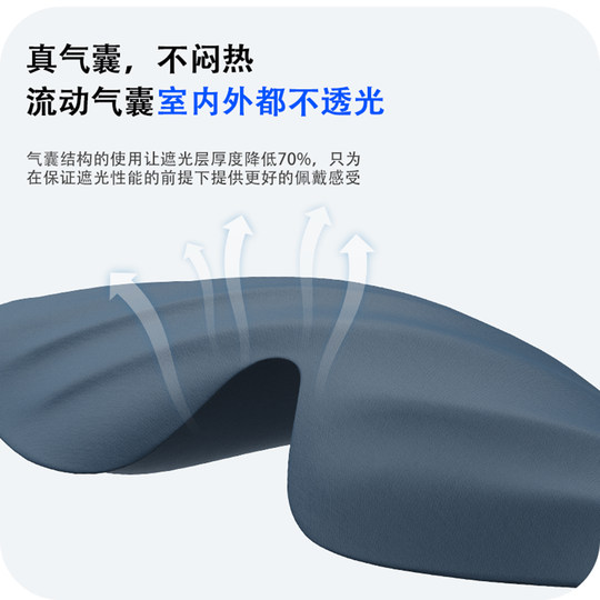 Dreamlight4S Airbag Eye Mask for Sleep, Professional Full Coverage 3D Light-Blocking Eye Protection for Sleeping, Men and Women