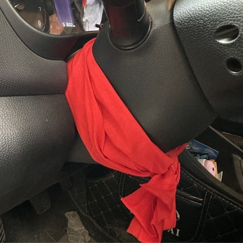 New Car Insurance Red Ribbon for Good Luck, Red Ribbon for Car Delivery, Red Ribbon for Auspicious Events, Peace Ribbon