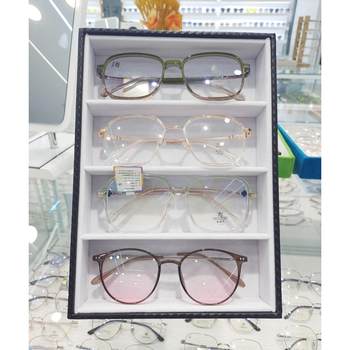 Optician store storage box multi-grid counter tray sunglasses sunglasses display stand display decorative props can stand up
