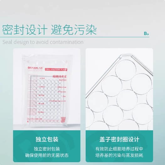 细胞培养板96孔板黑白酶标板六48 24 12 6孔板酶标仪TC贴壁培养皿