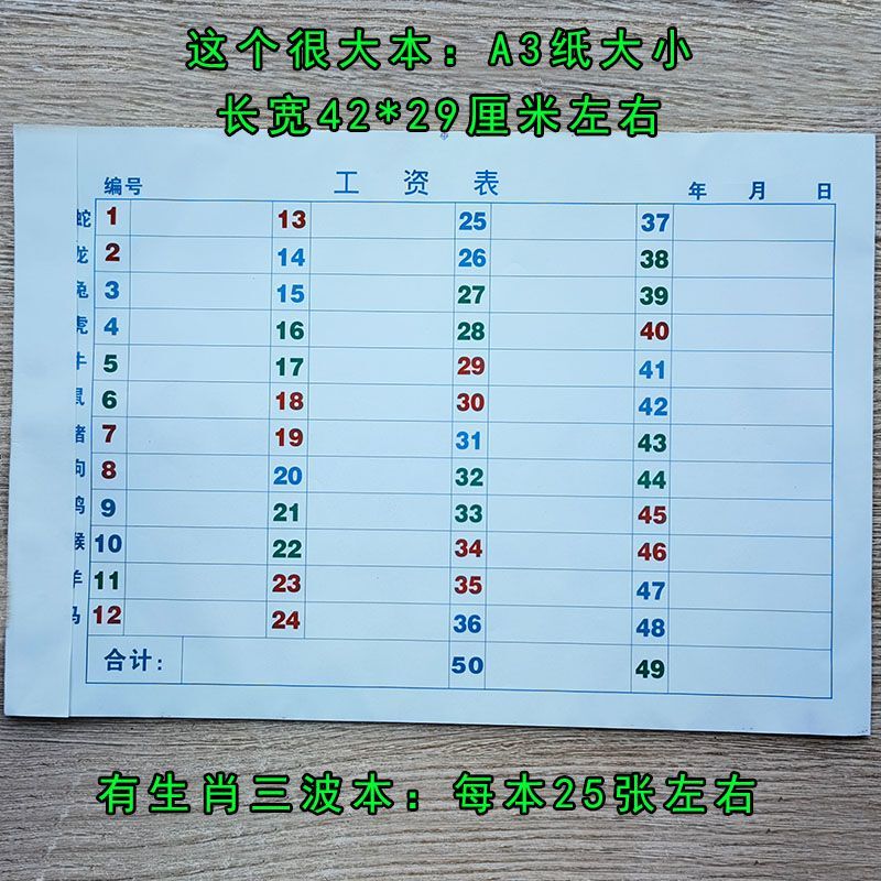 Liuhe Color Zodiac Diagram 2025 New Twelve Table Drawings 49 Number Statistical Form Number Single Numbers