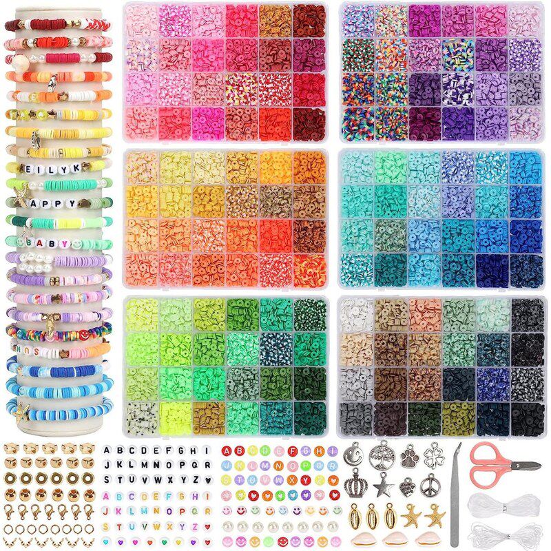 🎨手作神器:Clay Beads DIY Kits,让你成为手工达人🌟-手工串珠-淘宝好物网
