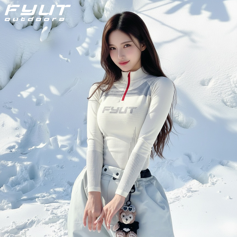 Fyut Outdoor Ski Quick-Drying Clothing Breathable Sweat-Wicking Compression Underwear Autumn and Winter New Women's Warm Base Layer Functional Set
