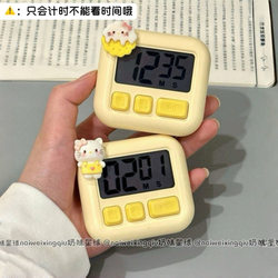 New arrival Kt Cat Sugar Cube Timer Kitchen Reminder Clock Student Time Management Silent Desktop Mini R