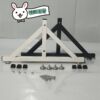 Hole board shelf storage rack wall mobile phone accessories jewelry display rack universal hole board bracket tool rack