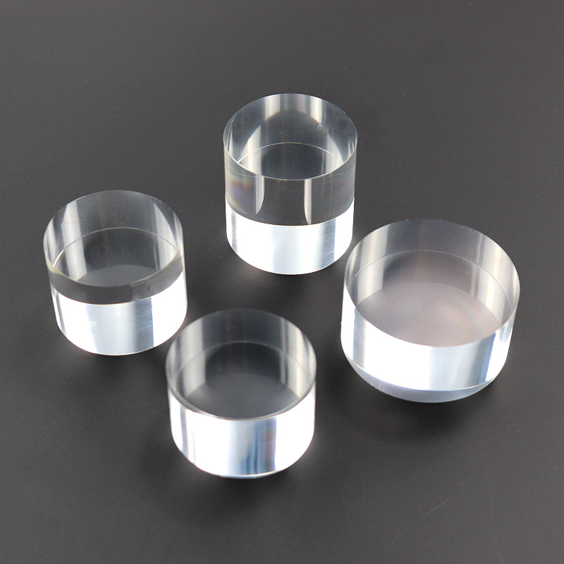 Transparent round acrylic display stand jewelry jewelry rings crystal display stand geometric photography props
