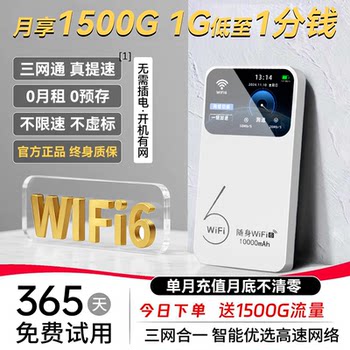 Super optical fiber portable wifi6