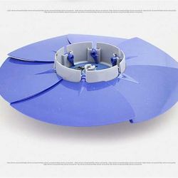 원심 배기 팬 환기 팬 일반 블레이드 미니 팬 블레이드 액세서리 원심 팬 6 블레이드 24.5cm