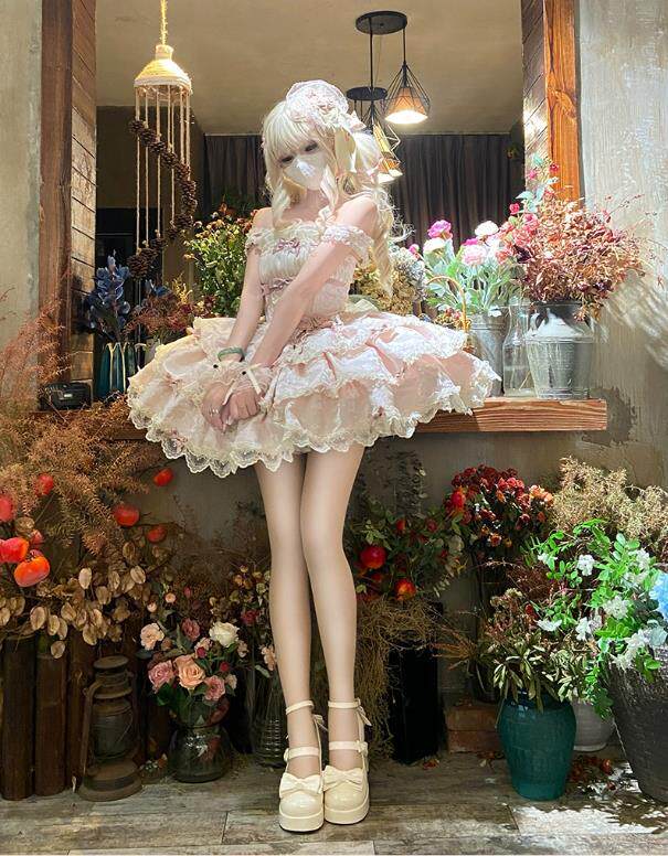 furry福瑞/兽装 银月原创芭蕾礼遇lolita洋装芭蕾风doll感吊带日常连衣裙洛丽塔服