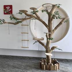 Dead Tree Cat Cafe Decorative Cat Climbing Rack Solid Wood Cat Climbing Rack Outdoor Oversized Dry Branch Log Tree Trunk Big Branch Old Pile