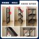 Folding cart kitchen bathroom floor-to-ceiling multi-layer storage rack mobile baby supplies snack storage rack