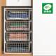 Wardrobe pull storage basket layered partition cabinet storage wardrobe drawer-type tiered basket storage rack