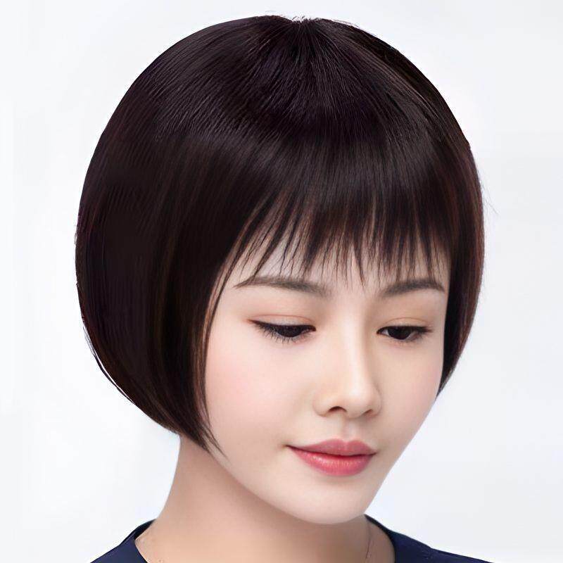 Wigs for Middle-Aged Women, Short Hair Wigs, Real Human Hair, Fashionable Full Wigs for Middle-Aged and Elderly Mothers Wigs for Middle-Aged Women, Short Hair Wigs, Real Human Hair, Fashionable Full Wigs for Middle-Aged and Elderly Mothers