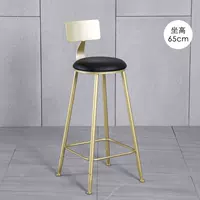 Одно поколение 65 -см золотое кресло+черная кожа