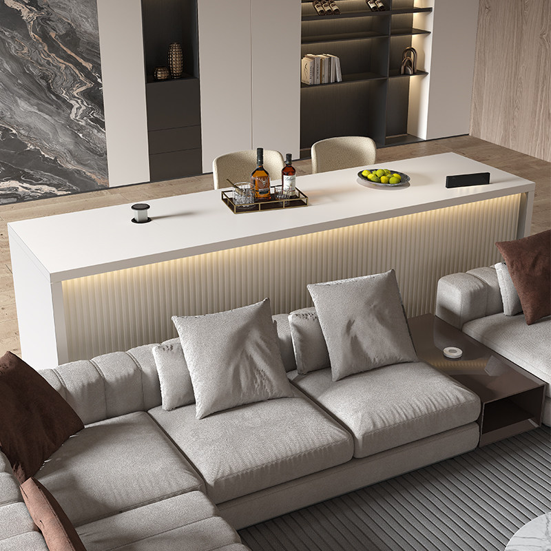 2026岩板家居流行趋势：如何定制专属岩板吧台、岛台与背景墙？