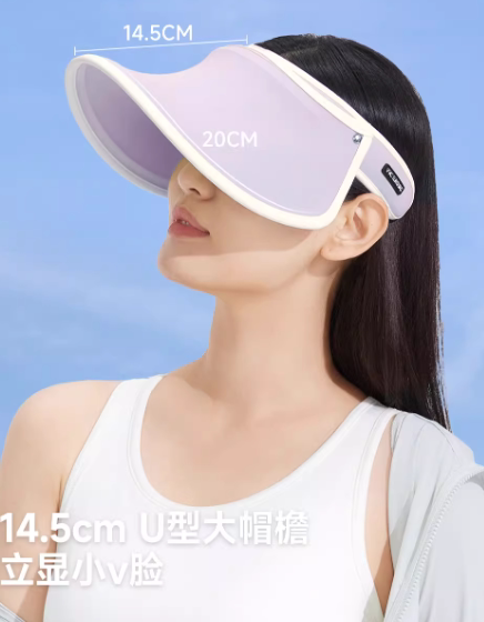 vvc防晒沙滩遮阳帽大檐运动