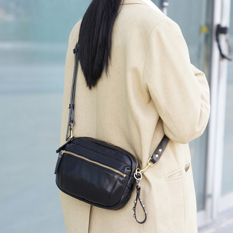 Wanyeah First-Layer Cowhide Small Square Bag Genuine Leather Women's Bag Single Shoulder Crossbody Bag Casual Commuter Bag Lightweight Small Backpack Wanyeah First-Layer Cowhide Small Square Bag Genuine Leather Women's Bag Single Shoulder Crossbody Bag Casual Commuter Bag Lightweight Small Backpack