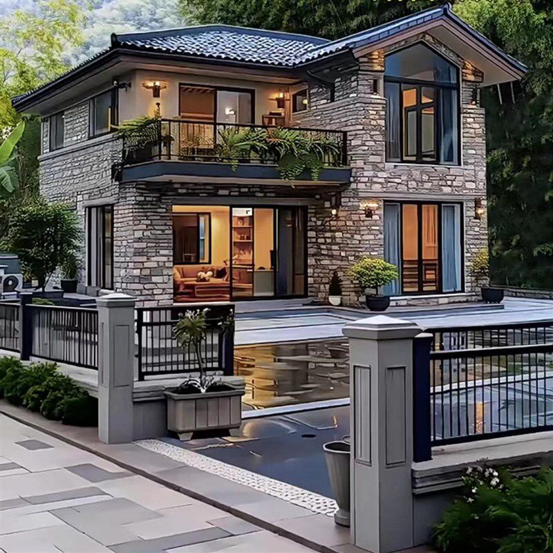 轻钢重钢别墅,新农村自建房预制框架钢结构厂家直供,民宿木屋包工包料,开启你的梦想家园之旅!-轻钢别墅-淘宝好物网