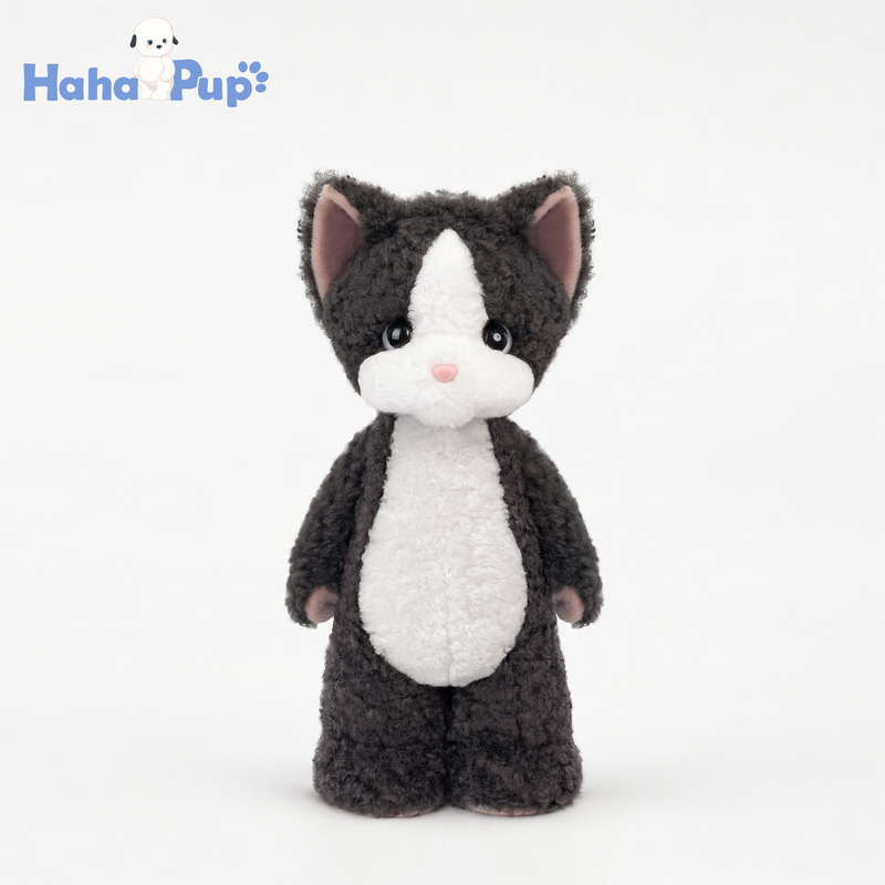 Hahapup German Cat Plush Doll Cute and Adorable Exquisite Gift Box for Girls Valentine's Day Meow