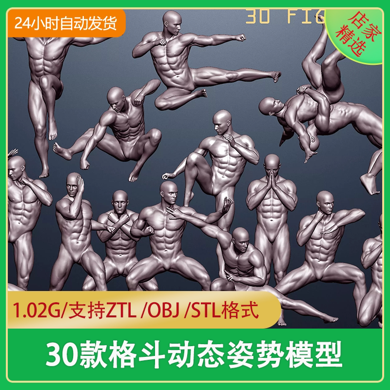 Zbrush Full-Body Fighting Dynamic Pose Human Muscle Chest Muscle Wrestling Combat Dynamic Pose 3D Sculpting Model Zbrush Full-Body Fighting Dynamic Pose Human Muscle Chest Muscle Wrestling Combat Dynamic Pose 3D Sculpting Model
