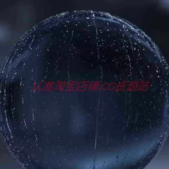 Houdini17.5 Raindrop and Rainwater Sliding Vfx Special Effects 3D Visual Effects Pop Particle Simulation Hip Project File