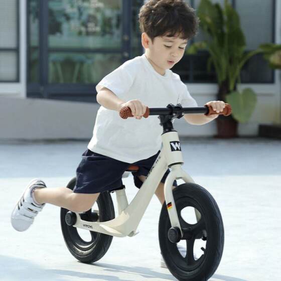 Children's Balance Bike Without Pedals 14inch Baby Walker for 1-3-5-6 Years Old, Scooter, Children's Bicycle for 2-Year-Olds