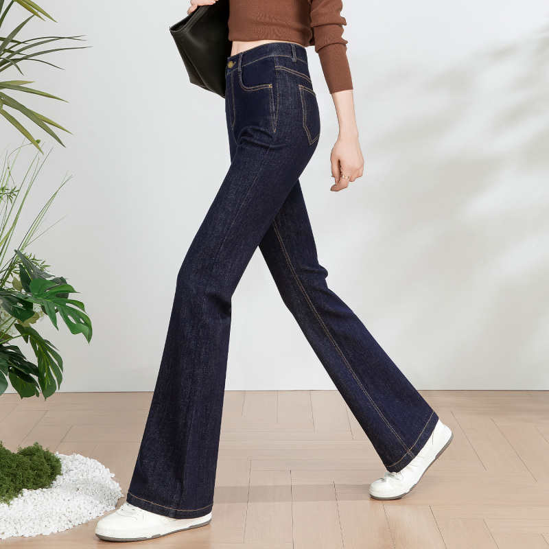 Yasi Cheng Denim Blue Flared Jeans for Women 2026 Summer Thin High-Waisted Slimming Bell-Bottom Pants Summer Casual Pants Yasi Cheng Denim Blue Flared Jeans for Women 2026 Summer Thin High-Waisted Slimming Bell-Bottom Pants Summer Casual Pants