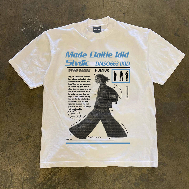 Earn Money to Buy a Sports Car. Pure Cotton 300g American Retro Portrait Print Heavyweight Short-Sleeved T-Shirt for Men and Women Earn Money to Buy a Sports Car. Pure Cotton 300g American Retro Portrait Print Heavyweight Short-Sleeved T-Shirt for Men and Women