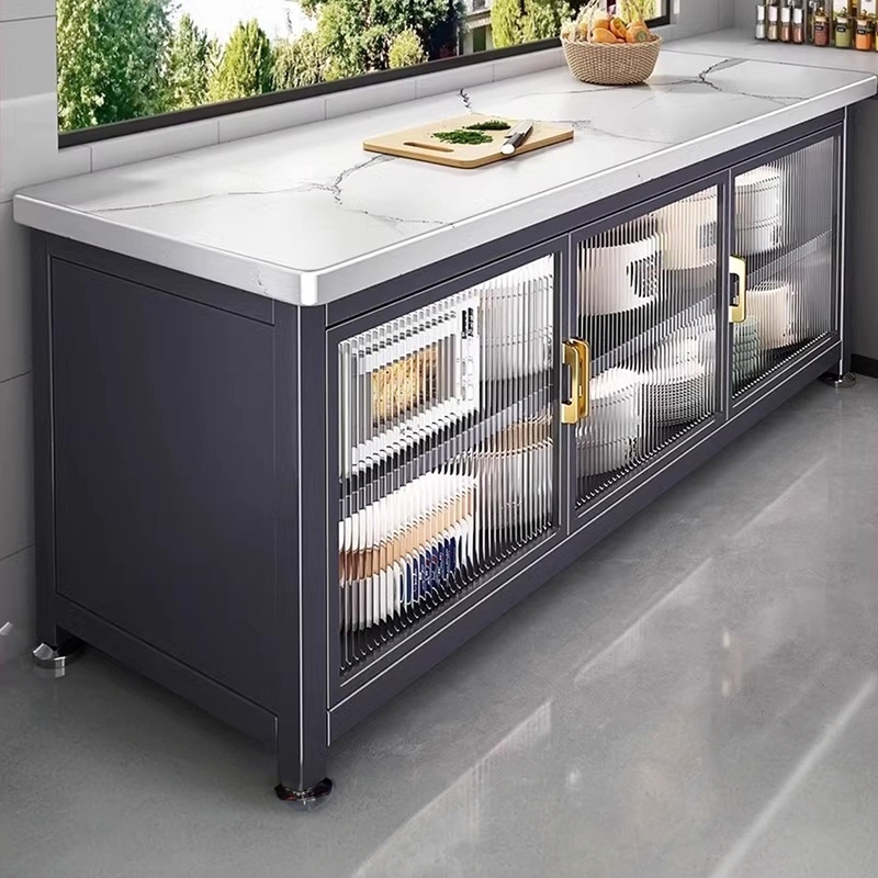 Kitchen Storage Rack, Floor-Standing Multi-Layer Slate Storage Dust-Proof Cabinet, Multi-Functional Microwave Oven, Sideboard Storage Cabinet Kitchen Storage Rack, Floor-Standing Multi-Layer Slate Storage Dust-Proof Cabinet, Multi-Functional Microwave Oven, Sideboard Storage Cabinet