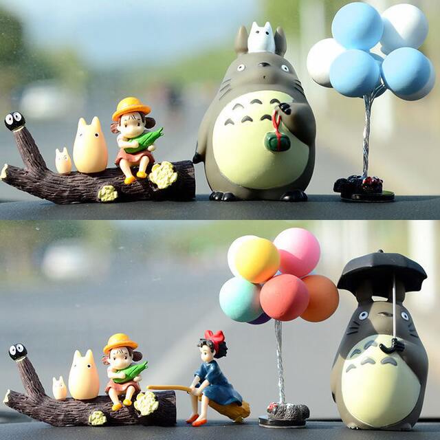 Miyazaki Hayao My Neighbor Totoro Faceless Man Xiaomei Car Ornaments Creative Car Decorations Cute Indoor Office Ornaments