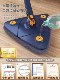 Ceiling cleaning artifact triangle mop household extended telescopic pole cleaning roof wall dust wipe wall mildew removal