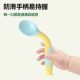婴儿学吃饭训练自主进食硅胶辅食餐具幼儿吸盘立式可弯曲勺子叉子