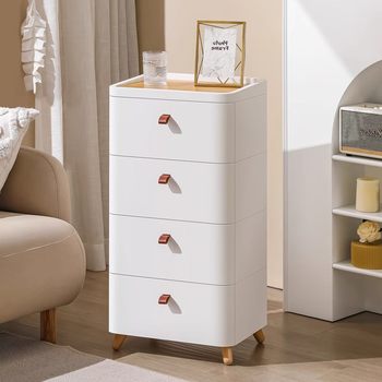 Xingyou drawer storage cabinet living room cabinet multi-layer household slit storage cabinet japanese bedroom bedside cabinet