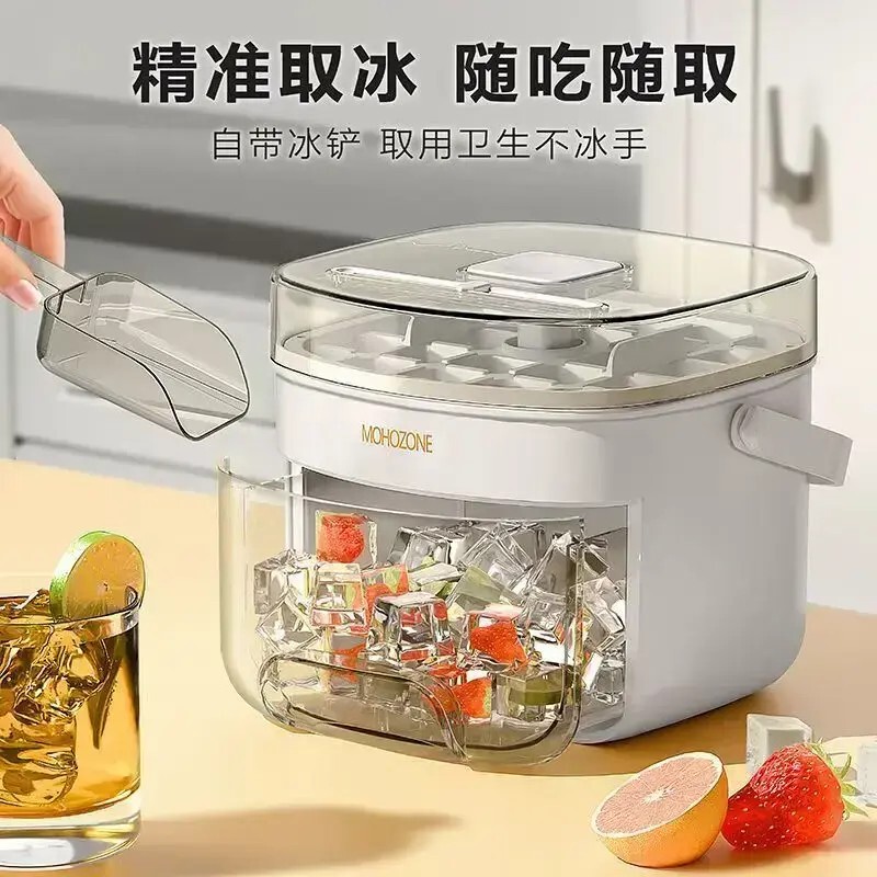Ice Maker for Home Use, Small Household Ice Maker, Small Commercial Ice Maker, Multifunctional, Large Capacity, Mini