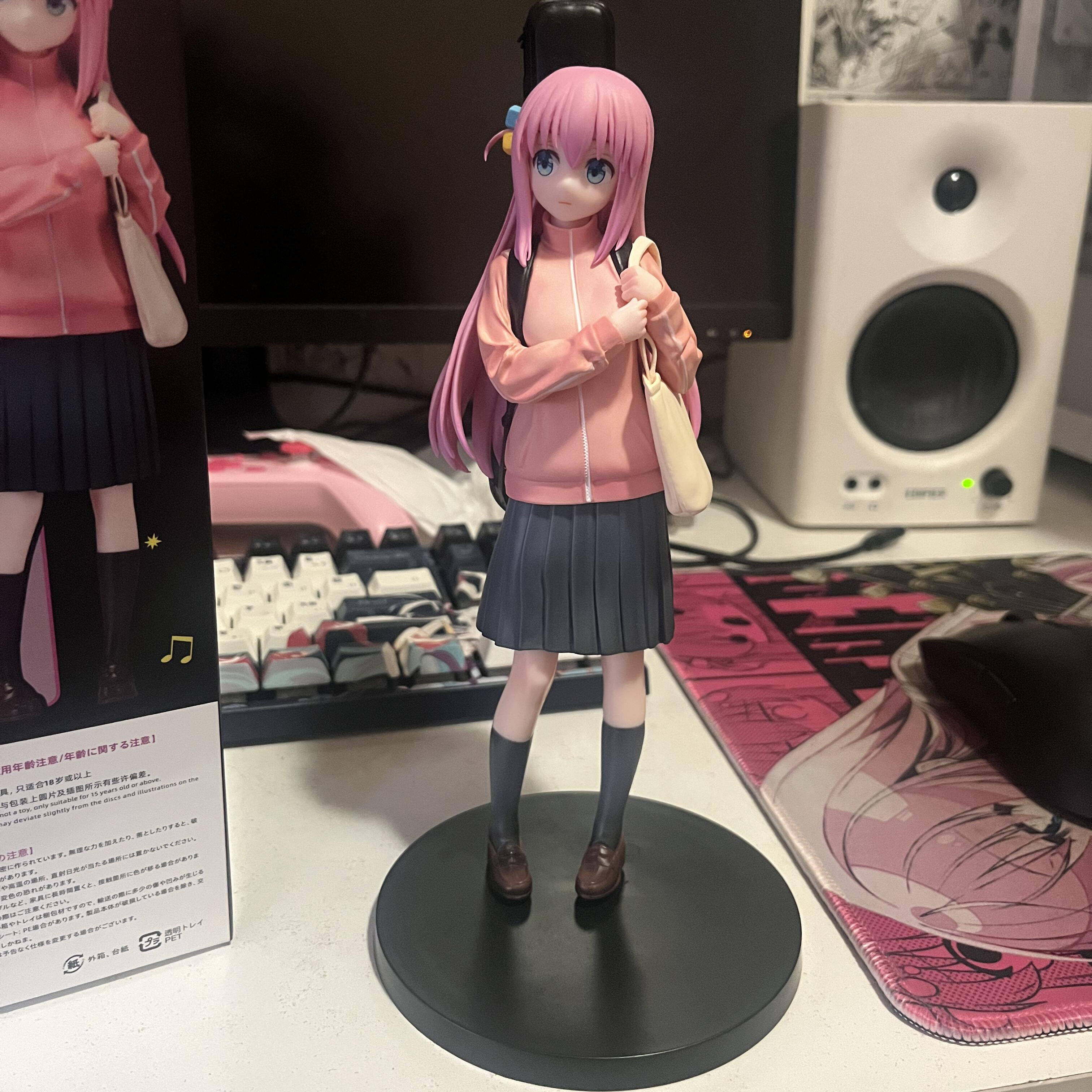 Lonely Rock Goto Doboji-Chan Figure Goto Ichiri Guitar Girl Cute Anime Model Ornament