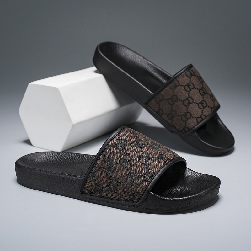 Suitable for Mufendi and Mucuqi Co-Branded Men's Slippers, 2026 New Model, Men's Outdoor Non-Slip Home Slippers, Tlv One-Strap Slippers