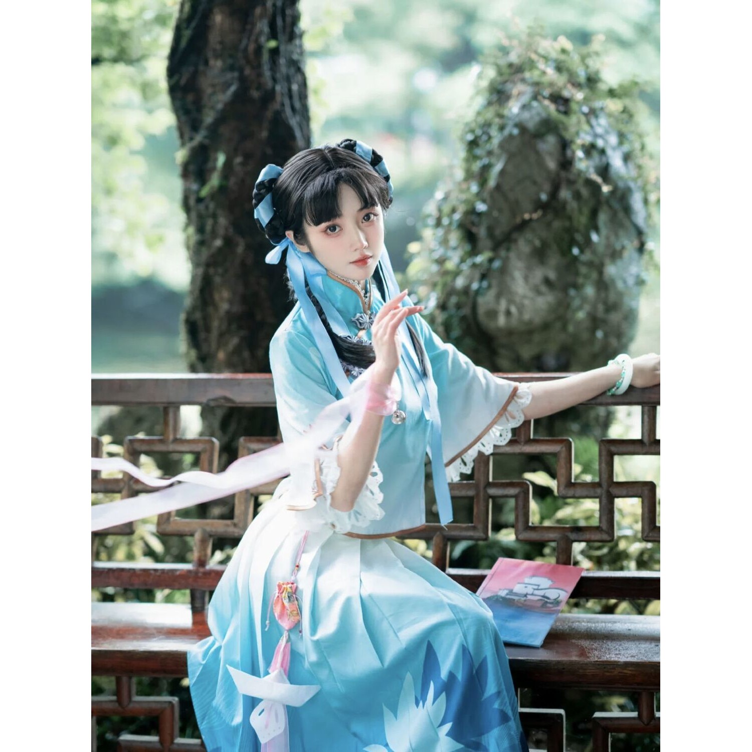 喵屋小铺西施诗语江南cos服王者荣耀cosplay民国少女民族风全套装-淘宝网