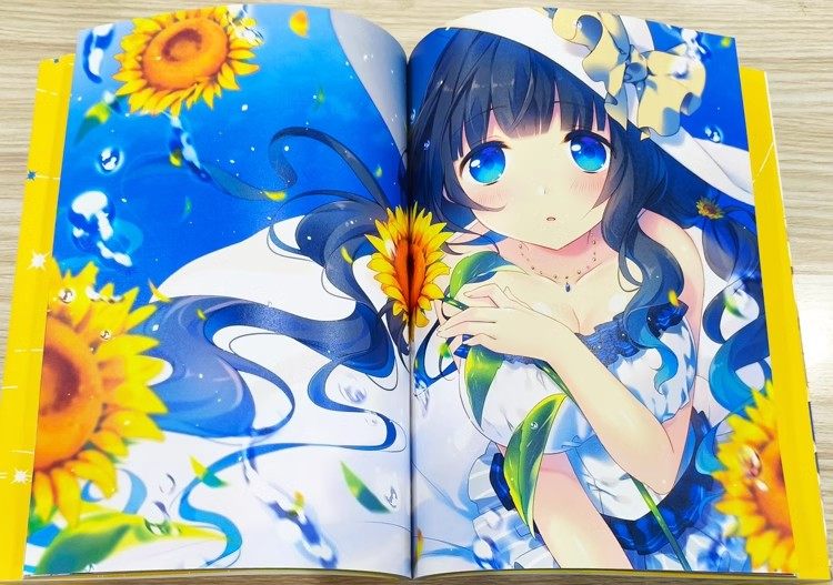 🌟独家揭秘!P站人气插画家りいちゅ首本画集《Eterna Luce》震撼来袭🎨-艺术类原版书-淘宝好物网