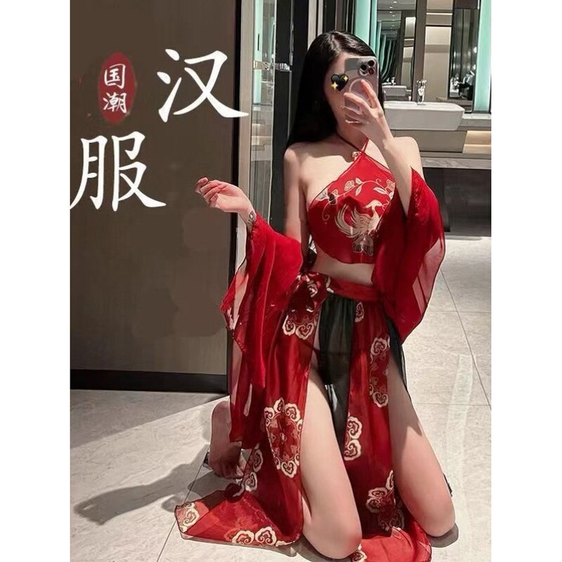 Hanfu Pajamas, Palace Style, Fairy Princess Costume, Ancient Concubine, Sexy and Emotional, Ancient Style Lingerie for Women, Ancient Sleepwear, Available in Large Sizes