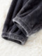 Autumn and Winter Thickeneded Flannel Pajamas for Men, Thickeneded Coral Velvet, Loose Large Size Home Leggings Pants That Can Be Worn Outside
